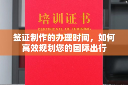 玛纳斯签证制作的办理时间，如何高效规划您的国际出行